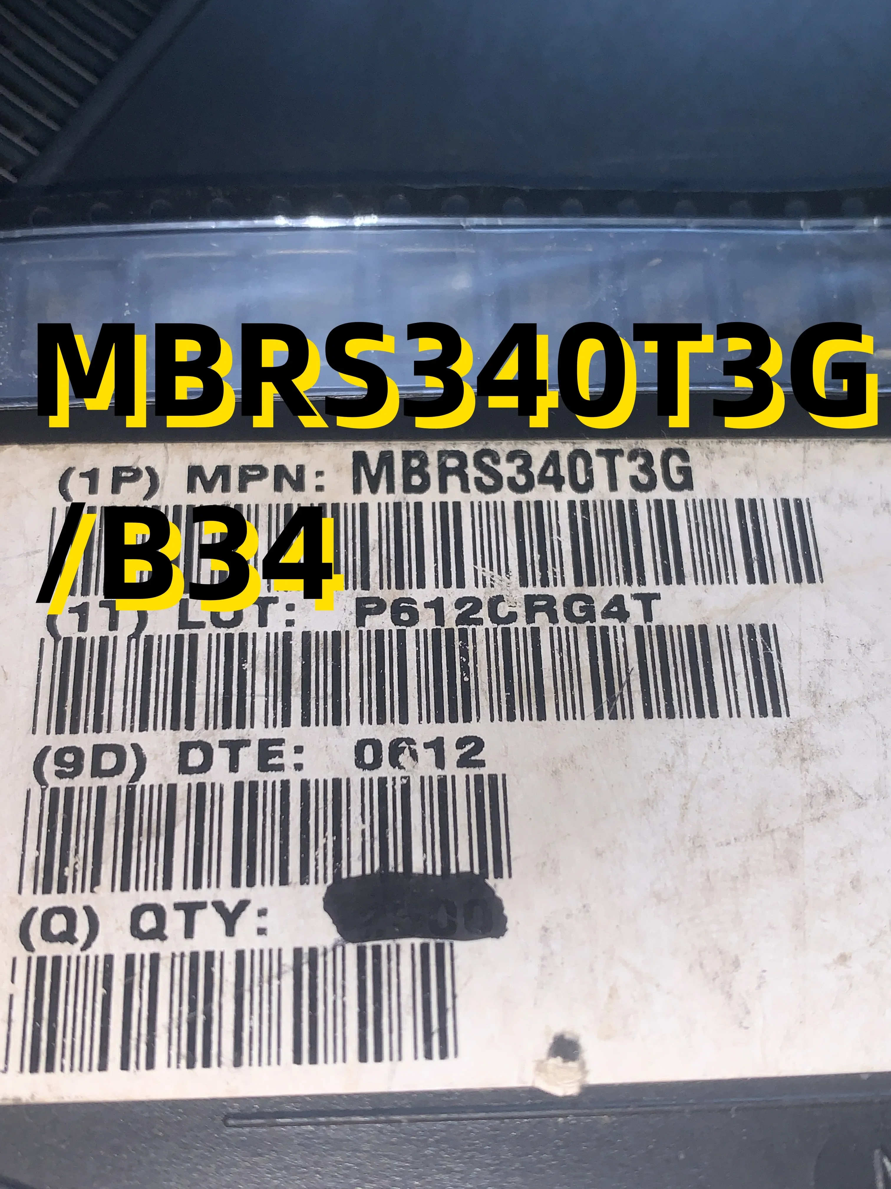 

Совершенно новый оригинальный комплект из 10 шт. MBRS340T3G /B34