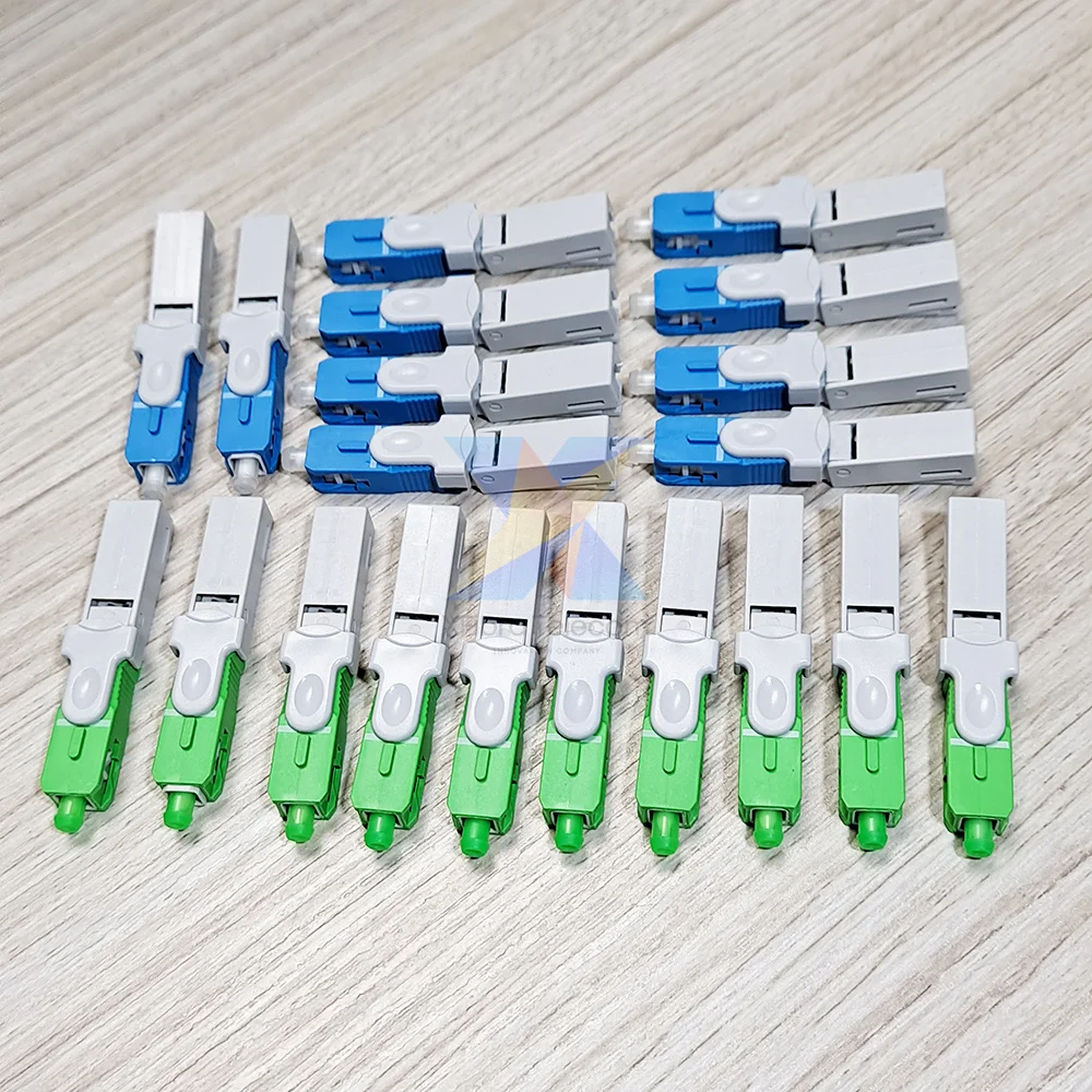 FTTH Fiber Optic Connector, Rapide De Fiber Optic, FTTH, 250D, SC, APC, Et, SC, UPC SM, 400Pcs, ESC250D