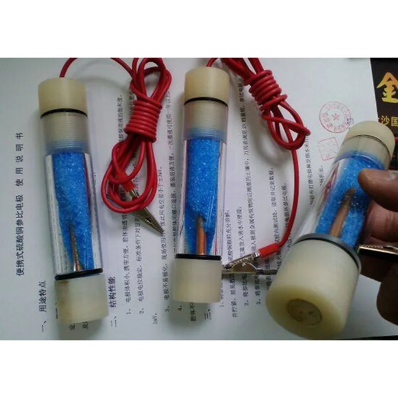 Copper sulfate reference electrode portable reference electrode cathodic protection monitoring pipeline corrosion monitoring