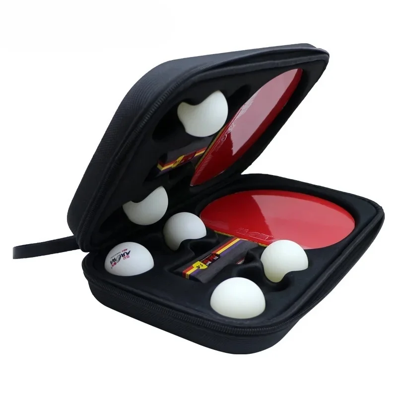 Hard Shell Ping Pong  Paddle Case, Shockproof & Wear-Resistant Table Tennis Racket Protective Carry Bag with Handle