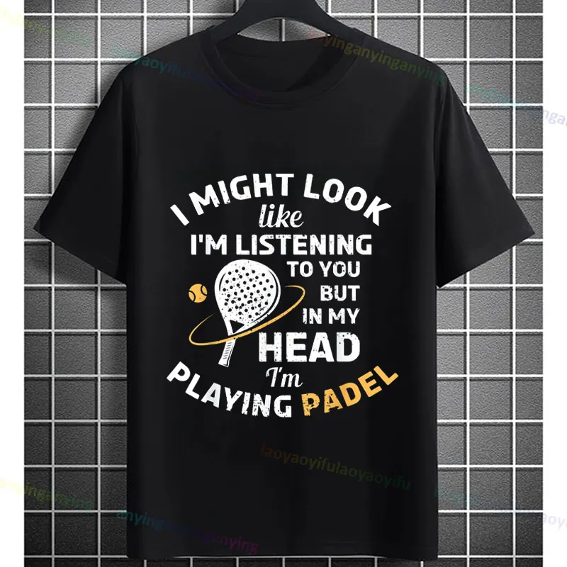 Funny Padel Tennis Graphic T-Shirt - 