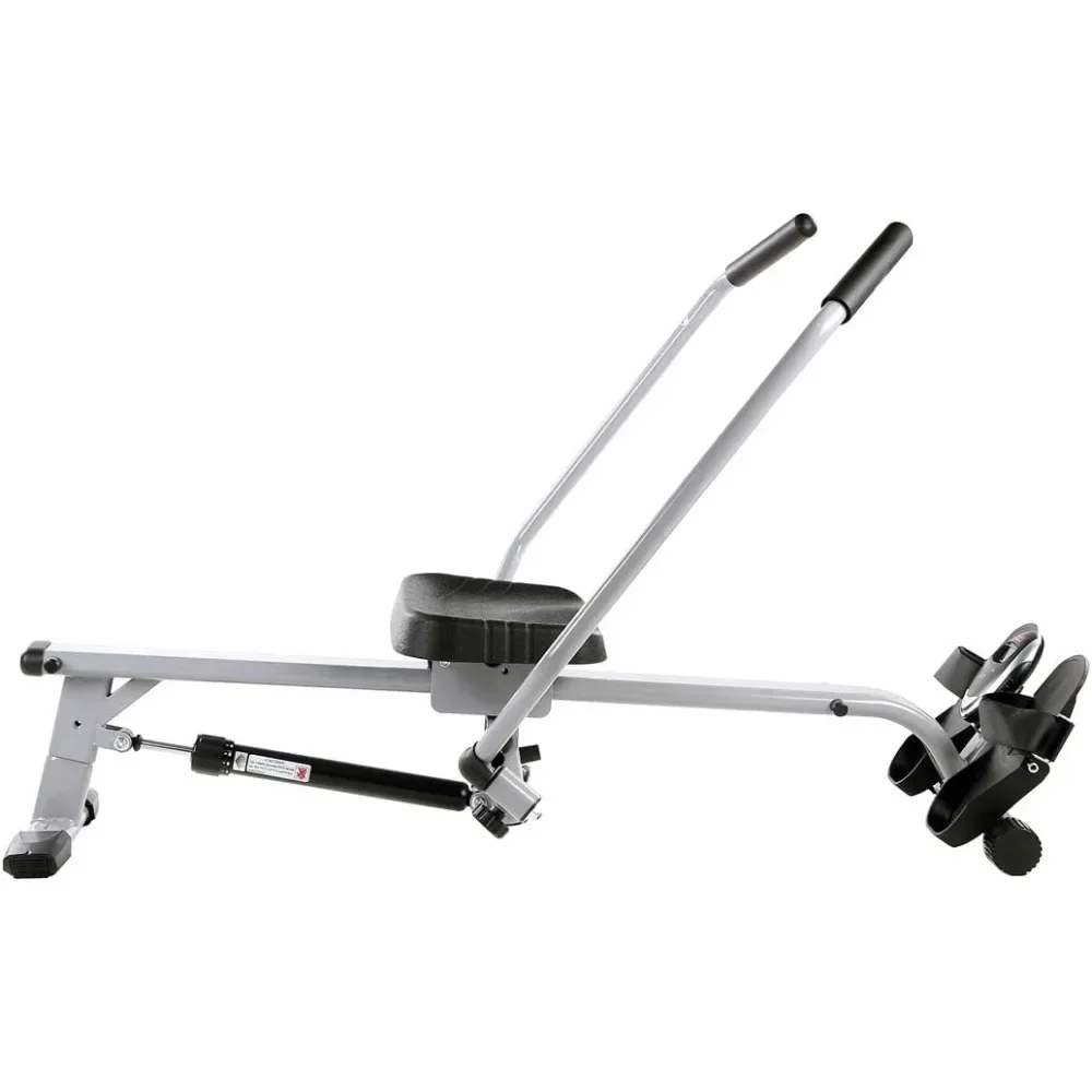 Smart Compact Full Motion Rowing Machine, Full-Body Workout, Low-Impact, Extra-Long Rail, 350 LB Weight Capacity