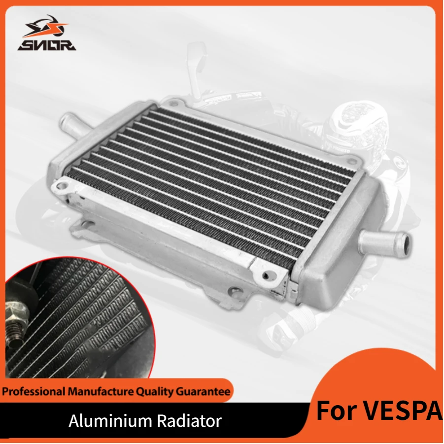 SNOR Accessori Motore Moto Radiatore In Alluminio di Raffreddamento Serbatoio Acqua di Raffreddamento Per VESPA GTS300 Accessori Motore Motocross