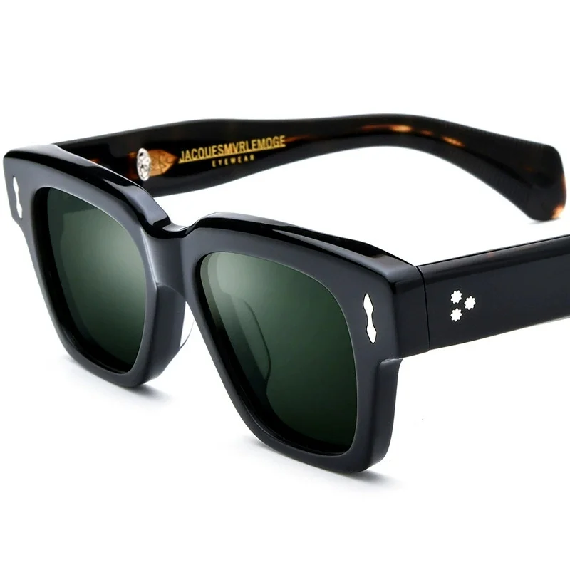 Belight البصرية مربع الشكل خمر الرجعية خلات الرجال النساء بارد الأزياء العصرية النظارات الشمسية مع حالة FELLINII T