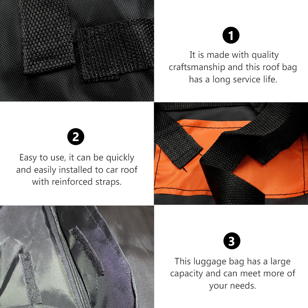 

Premium Waterproof Car Roof Bag Heavy Duty Large Capacity All Weather Protection Easy Install Auto Accessories Vehicle Rooftop