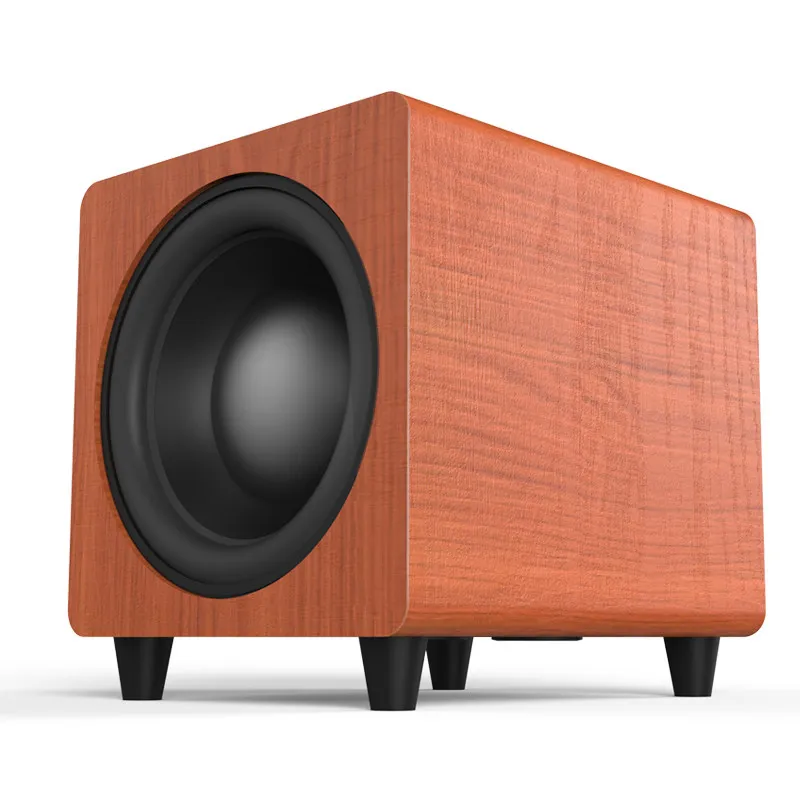 Wooden 300-watt Active Subwoofer 10-inch Subwoofer Speakers Home Theater Subwoofer Speakers