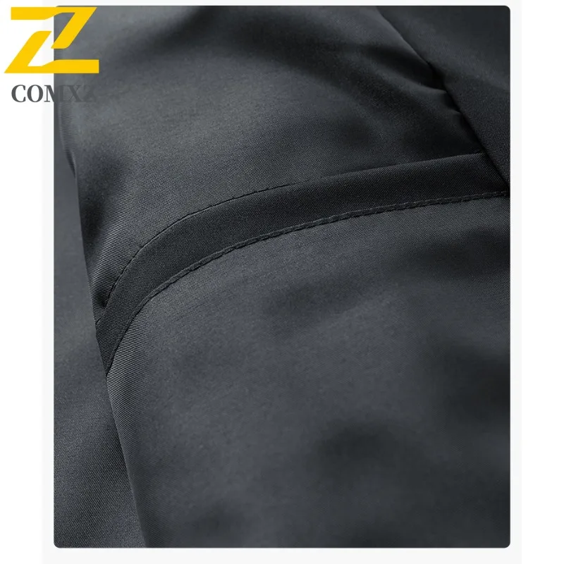 COMXZ 2025 Men Jacket Fashion Hooded Jacket Outdoor Camping Windproof Coat American Style Casual Quality Lightweight Coat