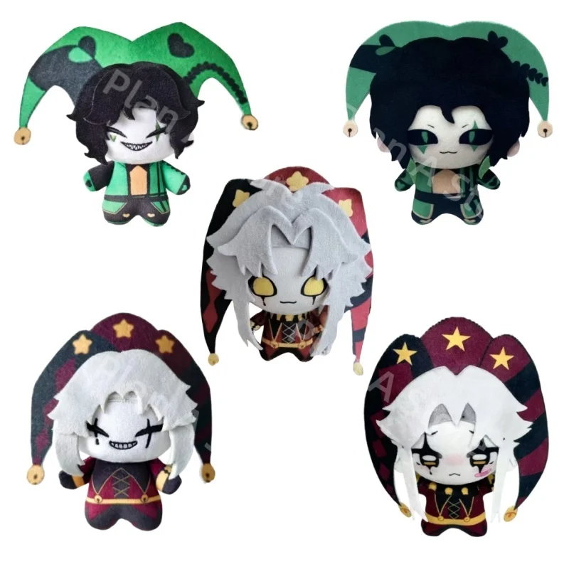

New The Freak Circus Plush Freaks Pierrot Plush Doll Toy 10CM Anime Game Peripherals Plushie Pendant Backpack Keychain Doll Gift