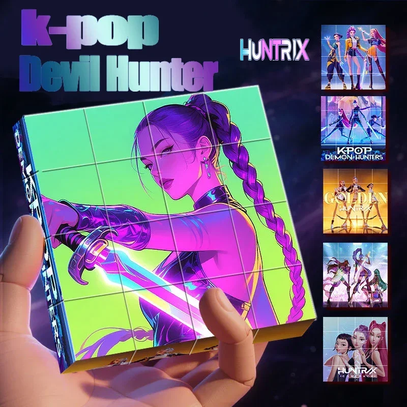 Klocki Magnetyczne Kpop Demon Hunter Anime Kreskówka Impreza dla Dzieci Kolekcjonowanie Rumi Mira Zoey Zabawki Edukacyjne dla Dzieci