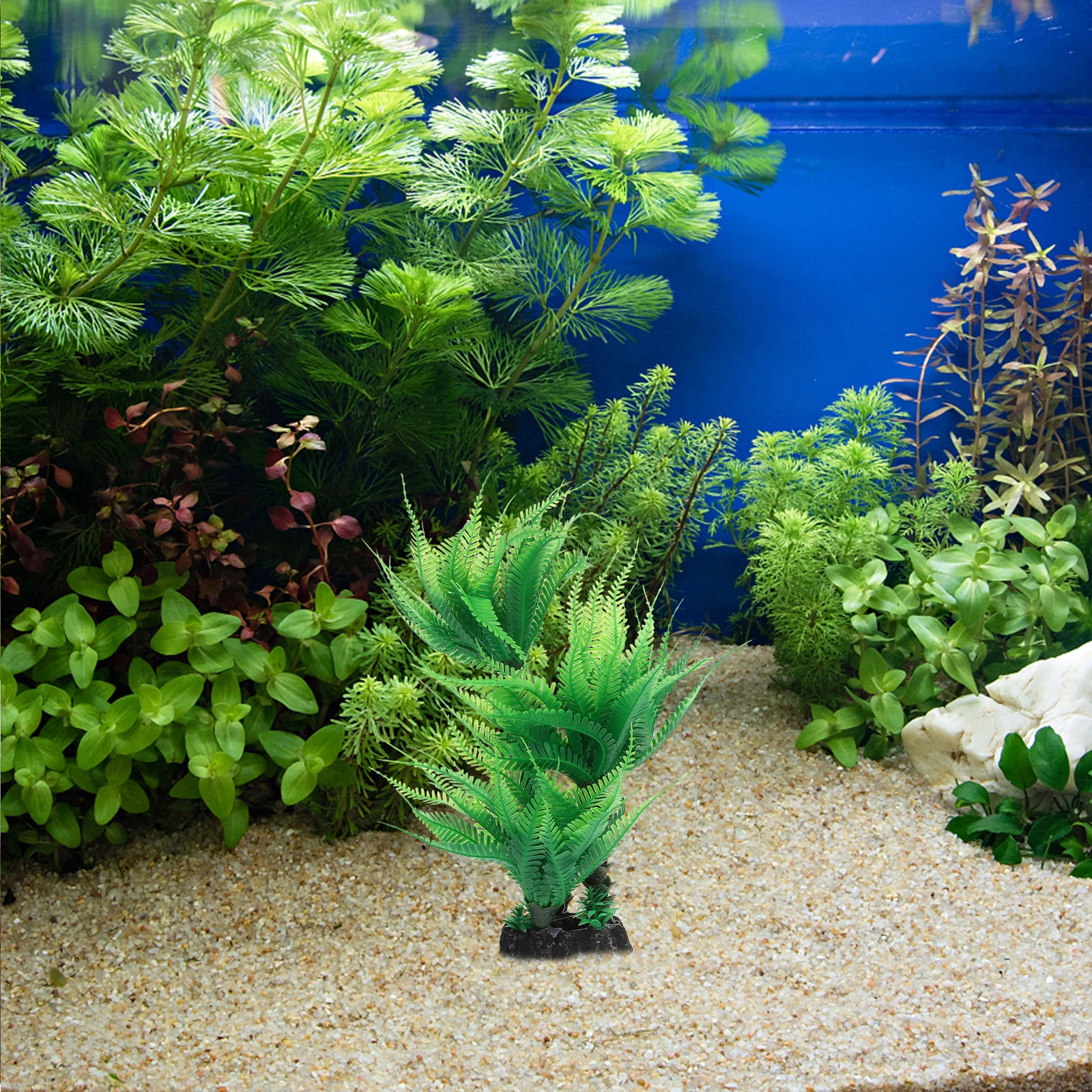

High Simulation Aquarium Decorations: Realistic Artificial Greenery For Fish Tanks Terrariums Underwater Landscaping Durable