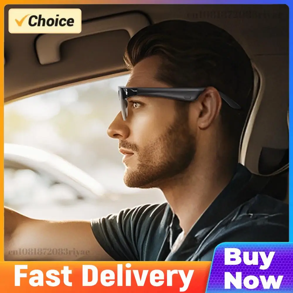 

Умные очки-переводчик с ИИ, Bluetooth-наушники для музыки и звонков, солнцезащитные очки с УФ-защитой для мужчин и женщин, для активного отдыха и спорта