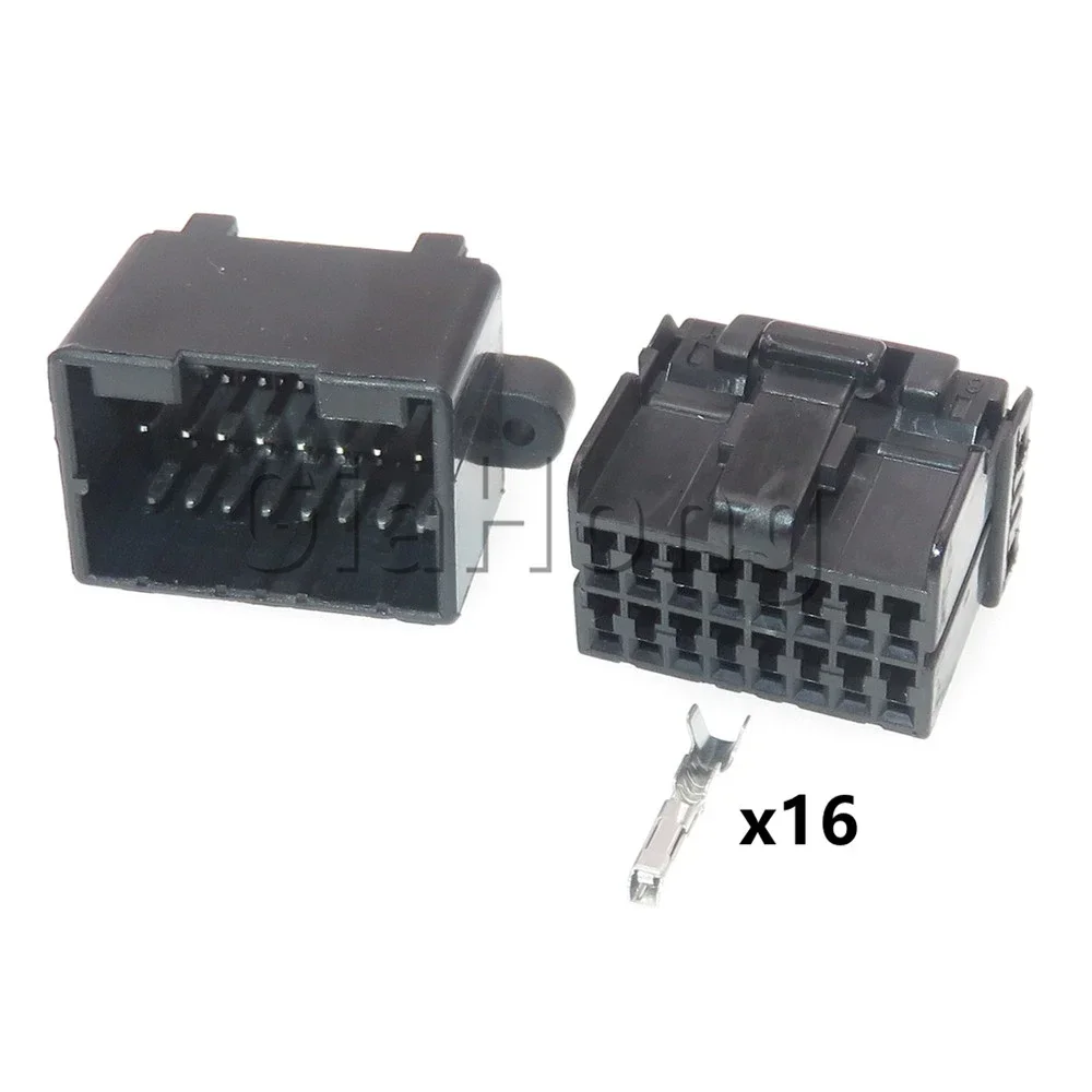 1 Set 16 Ways 174046-2 174053-2 174046-1 174975-2 AC Assembly Automobile Harness PCB Connector Car Unsealed Socket Auto Parts