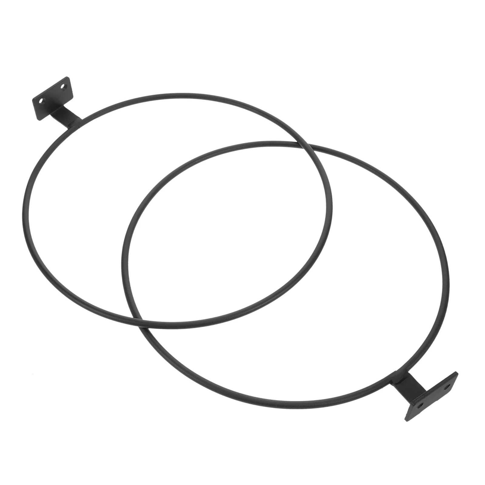 2pcs ขาตั้งบาสเกตบอลชั้นวางโลหะผู้ถือสังกะสีอัลลอยด์ลูก Fitness Wall Mount ประหยัดพื้นที่ Long Lasting