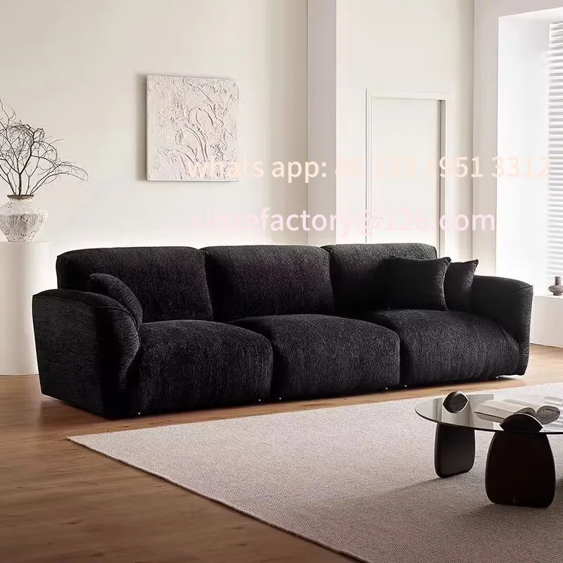 Divano in stile italiano può essere smontato e lavato in tessuto di fascia alta soggiorno retrò grande e piccolo tipo domestico dritto