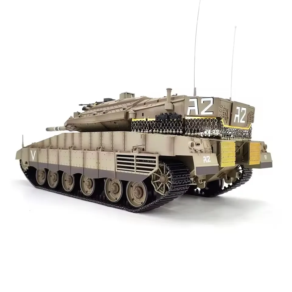 Heng Long 3958 1:16 IDF Merkava Mk IV RC tanque de batalla principal tanques militares de Control remoto para juguetes para adultos