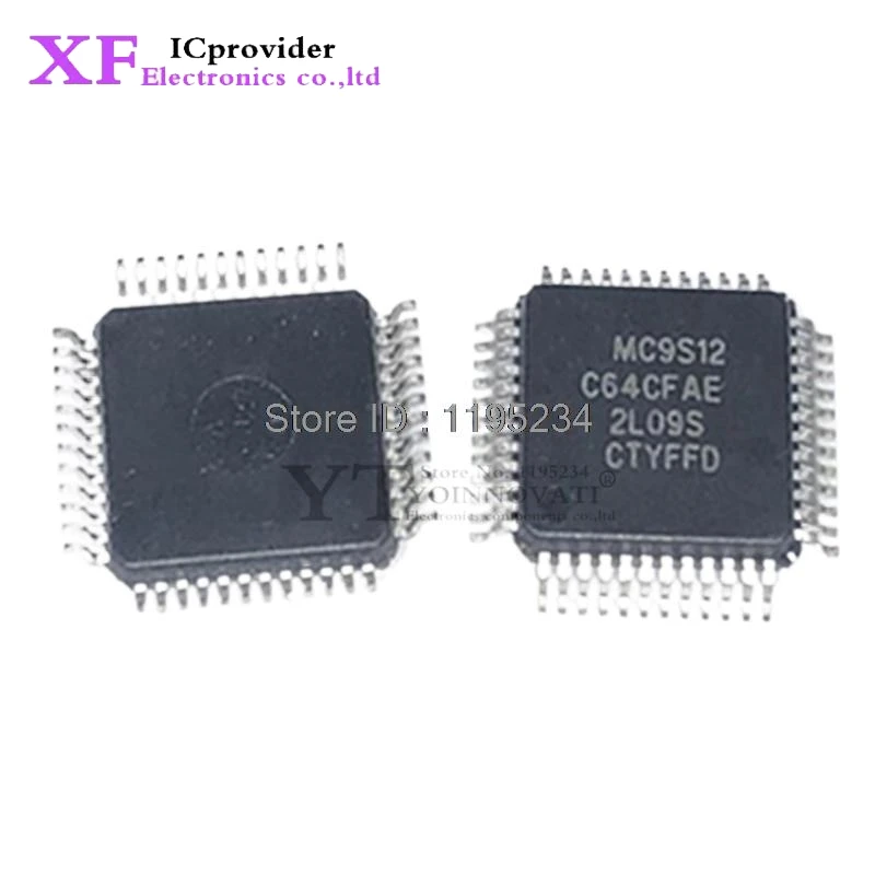 10pcs/Lot MC9S12C64CF MC9S12C64 MC9S12C64CF 9S12C64 48-LQFP HCS12 MCU 16BIT 64KB FLASH 48LQFP Best Quality