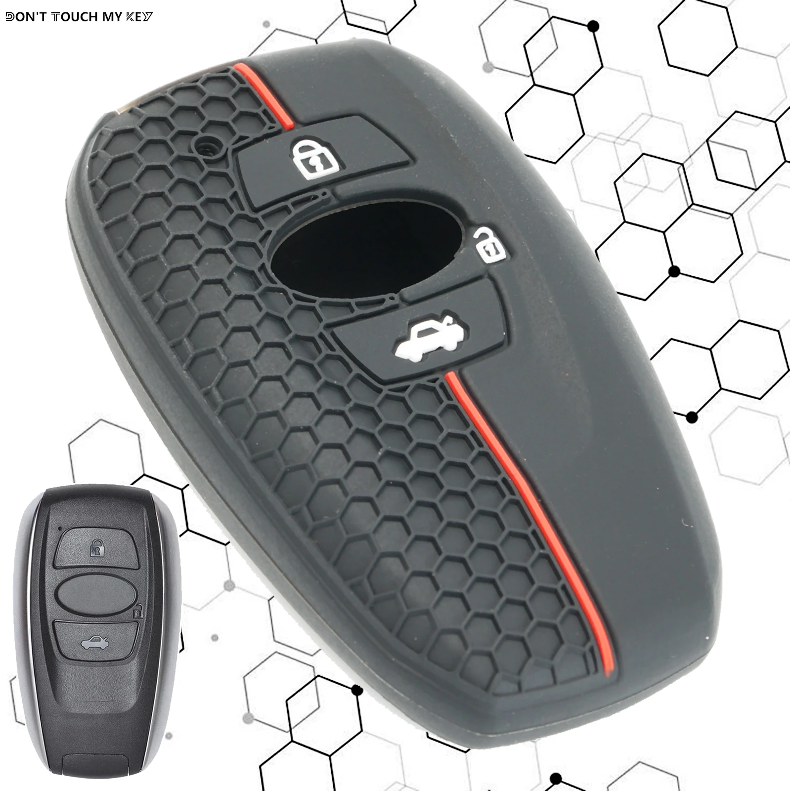 3 Button Remote Car Key Case Cover Holder Silicone For Subaru Legacy Impreza Forester XV Trezia BRZ WRX Levorg Outback Ascent