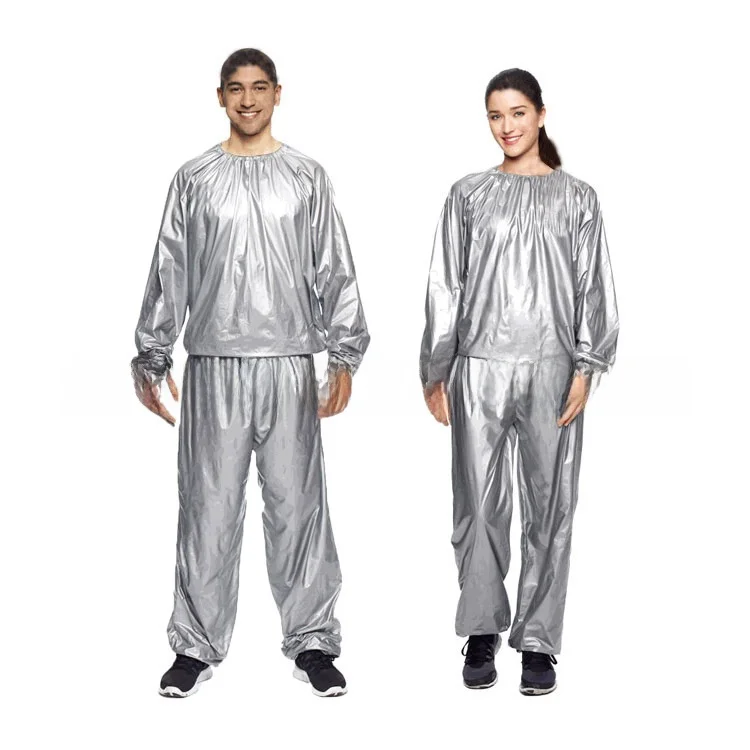 PVC Sauna Suit Sweat Outfit Heat Loss Clothing Summer Youth Cotton Svel Unbranded M Set Other Materials