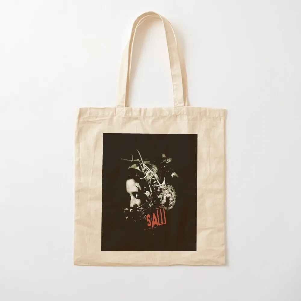 Vintage Saw Movie Tote Bag personalized tote cute tote bag Women's beach bags