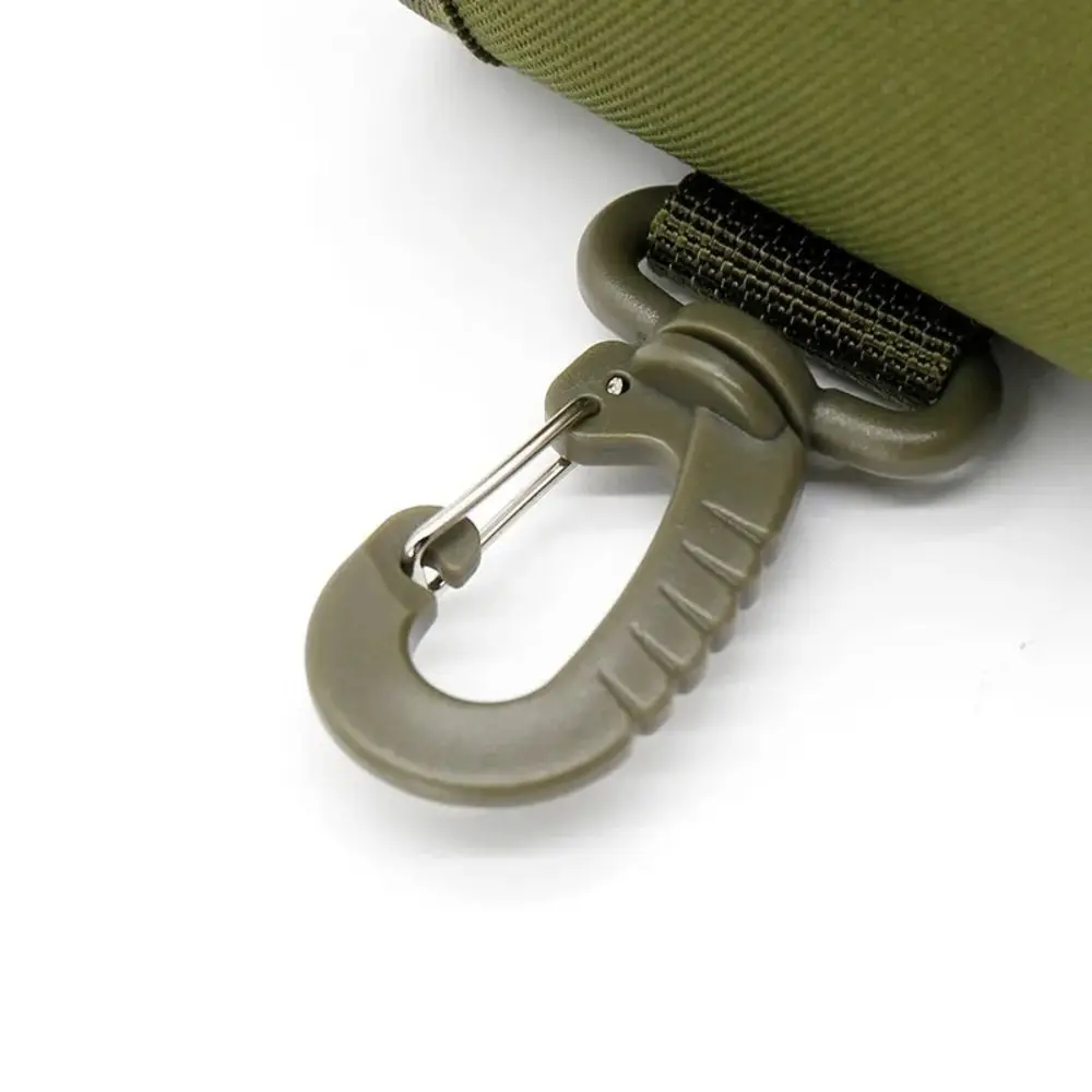 600D Nylon Hanging Glasses Pouch Portable Wear-resistant Sunglasses Storage Box Breathable Quick Release Hook