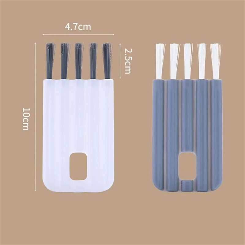 Xiaomi Multifunctional แปรงทำความสะอาดรอยแยกถ้วยฝาปิดคีย์บอร์ดปากขวดแปรงทำความสะอาดแปรง