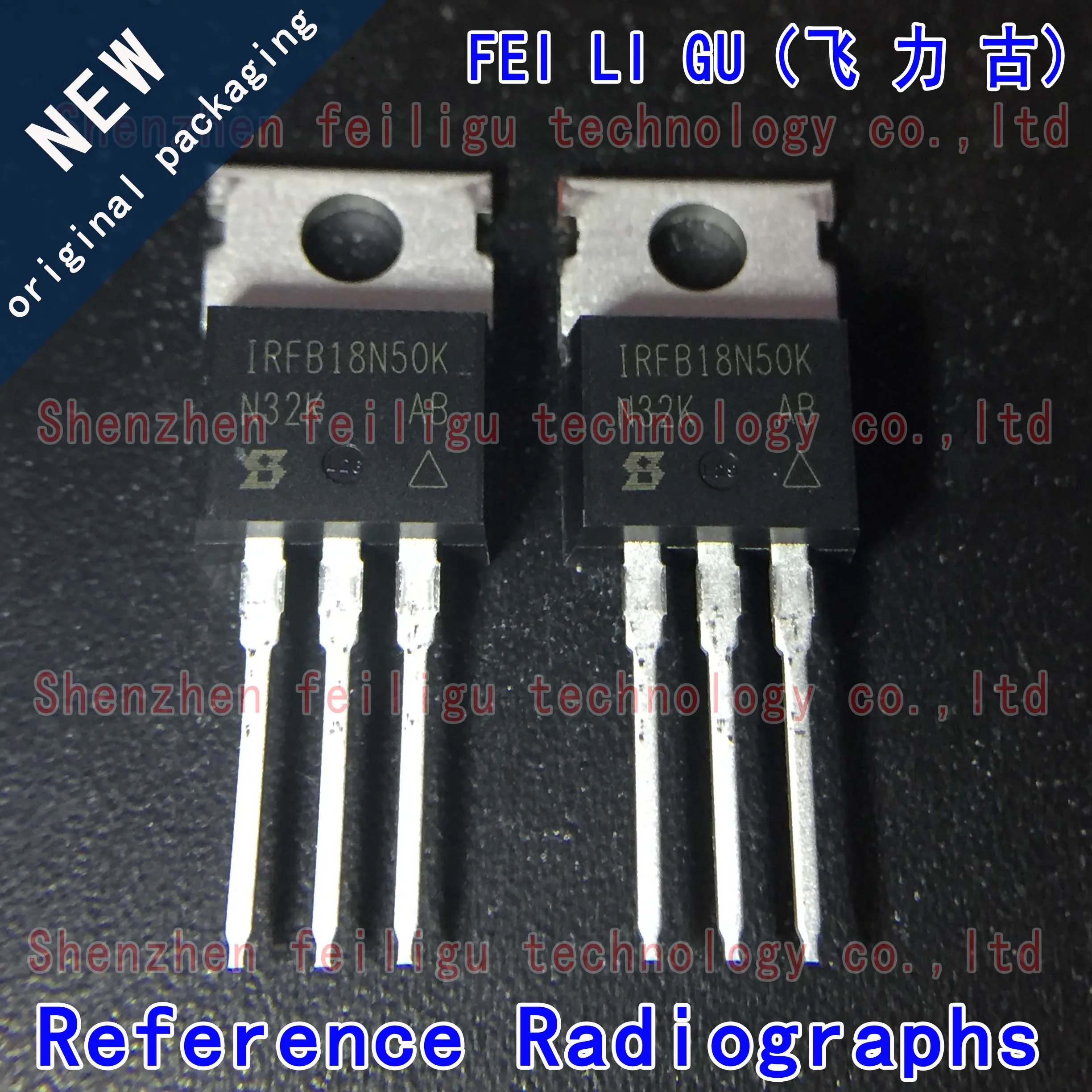 1~30PCS 100% New original IRFB18N50KPBF IRFB18N50K Package:TO-220 In-line Withstand Voltage:500V Current:17A N-channel MOS FET