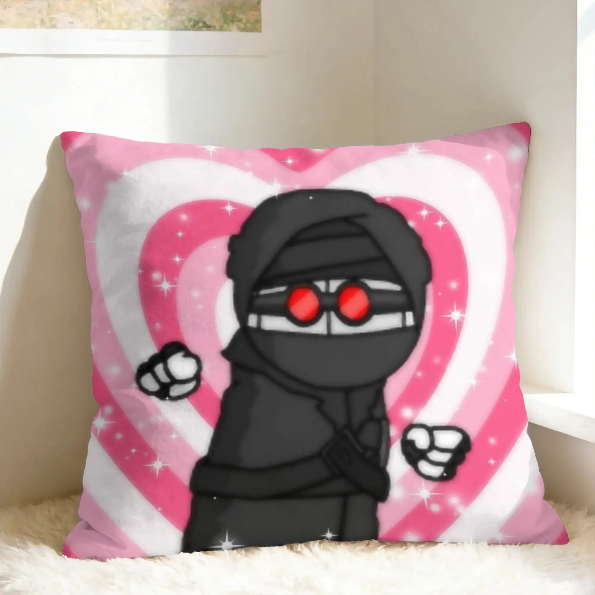 MADNESS COMBAT Hank Pillow Cover  Vintage Pillow Case For Living Room Chair Comfy Pillowcases Gift