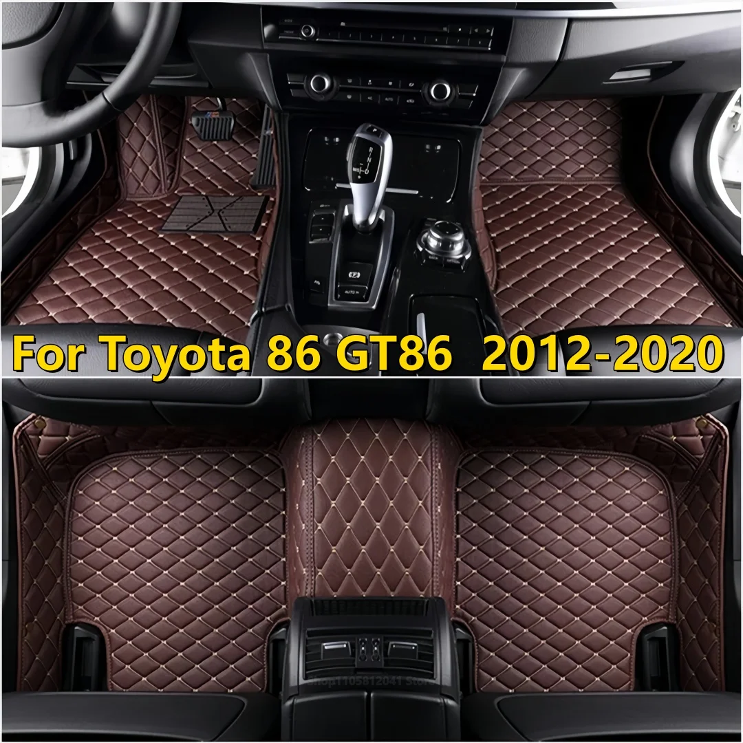 Custom Car Floor Mats For Toyota 86 GT86 2012 2013 2014 2015 2016 2017 2018 2019 2020 Auto Carpets Foot Coche Accessorie