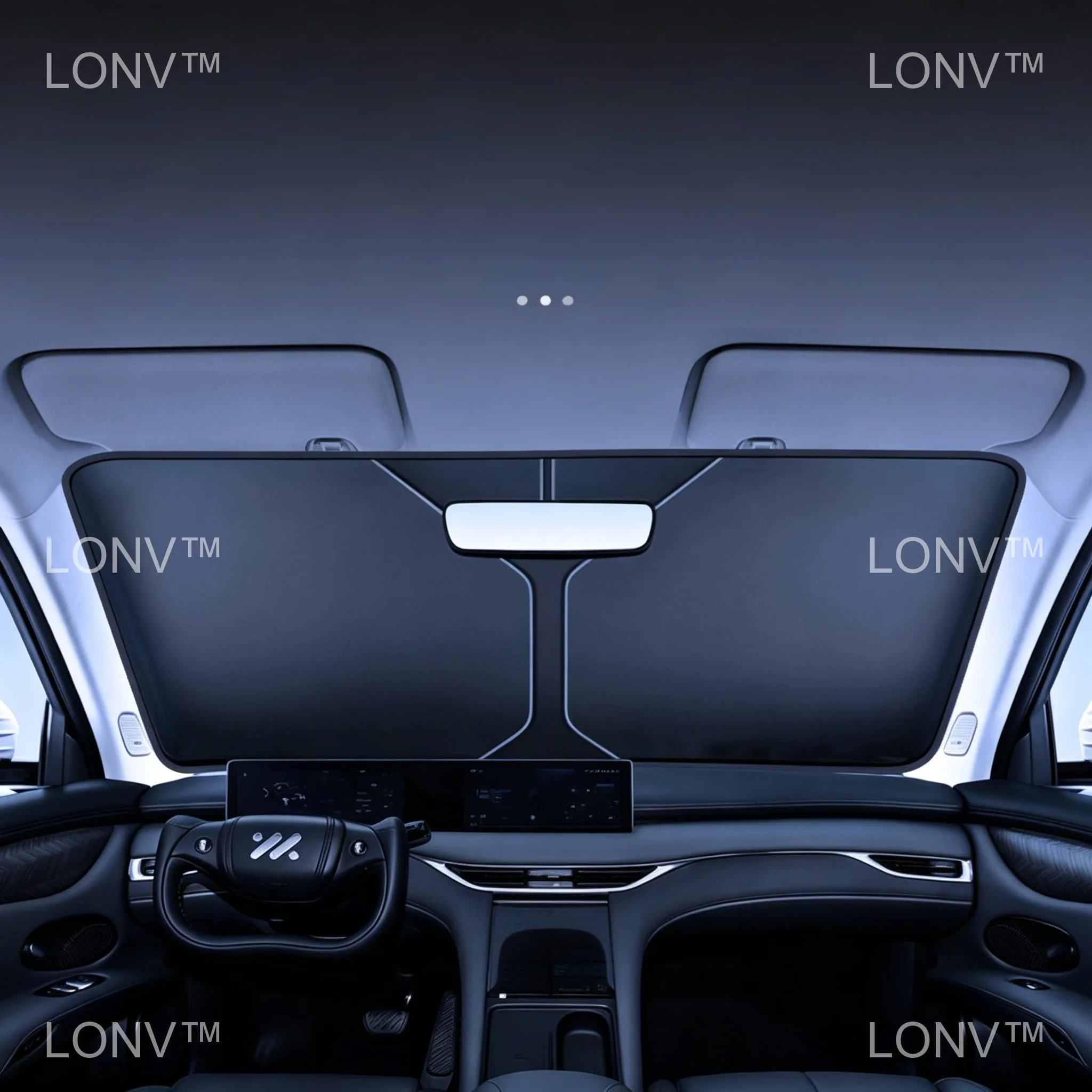 For IM Motors IM6 MG IM6 2025 2026 2027 Car Sunshade Front Windshield Shade Cover Foldable Anti-UV Heat Insulation Accessories