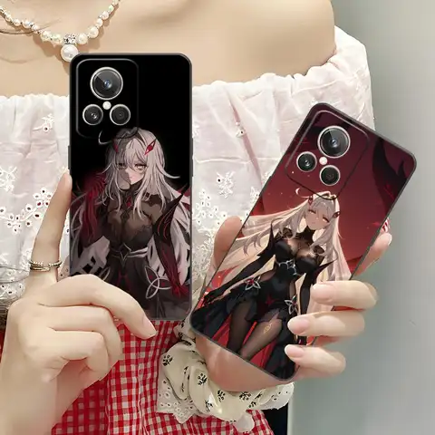 Genshin Impact Ronova Cassa Del Telefono per Realme GT 8 Neo Pro C75 73 71 C67 65 C55 53 C35 31 C20 15 Stampa Colorata Copertura di Lusso