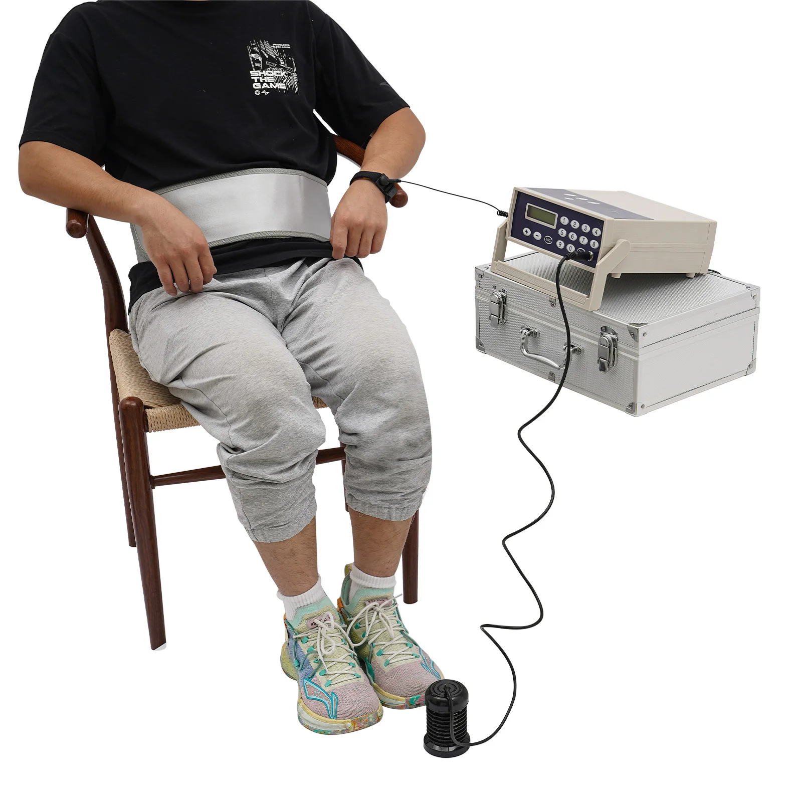 Appareil de bain de pieds ionique, machine de soin des pieds, machine de spa pour les pieds avec sangle de poignet