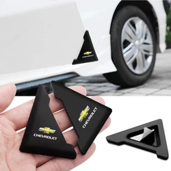 Película protectora antiarañazos para esquina de puerta de coche, de silicona, antigolpes, para Chevrolet Cruze Captiva Sonic Spark Onix Orlando Sail, 2/4 Uds.