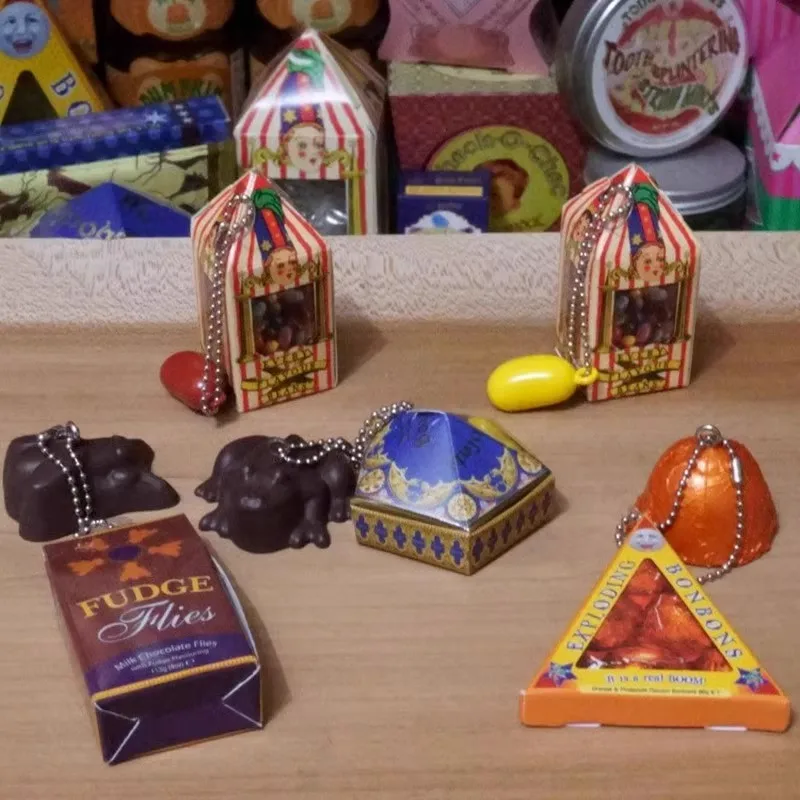 TOMY Original 5Pcs Gashapon ハリー・ポッター HONEYDUKES トリートコレクション Harry Potter Toys For Kids Gift Collectible Model Ornaments