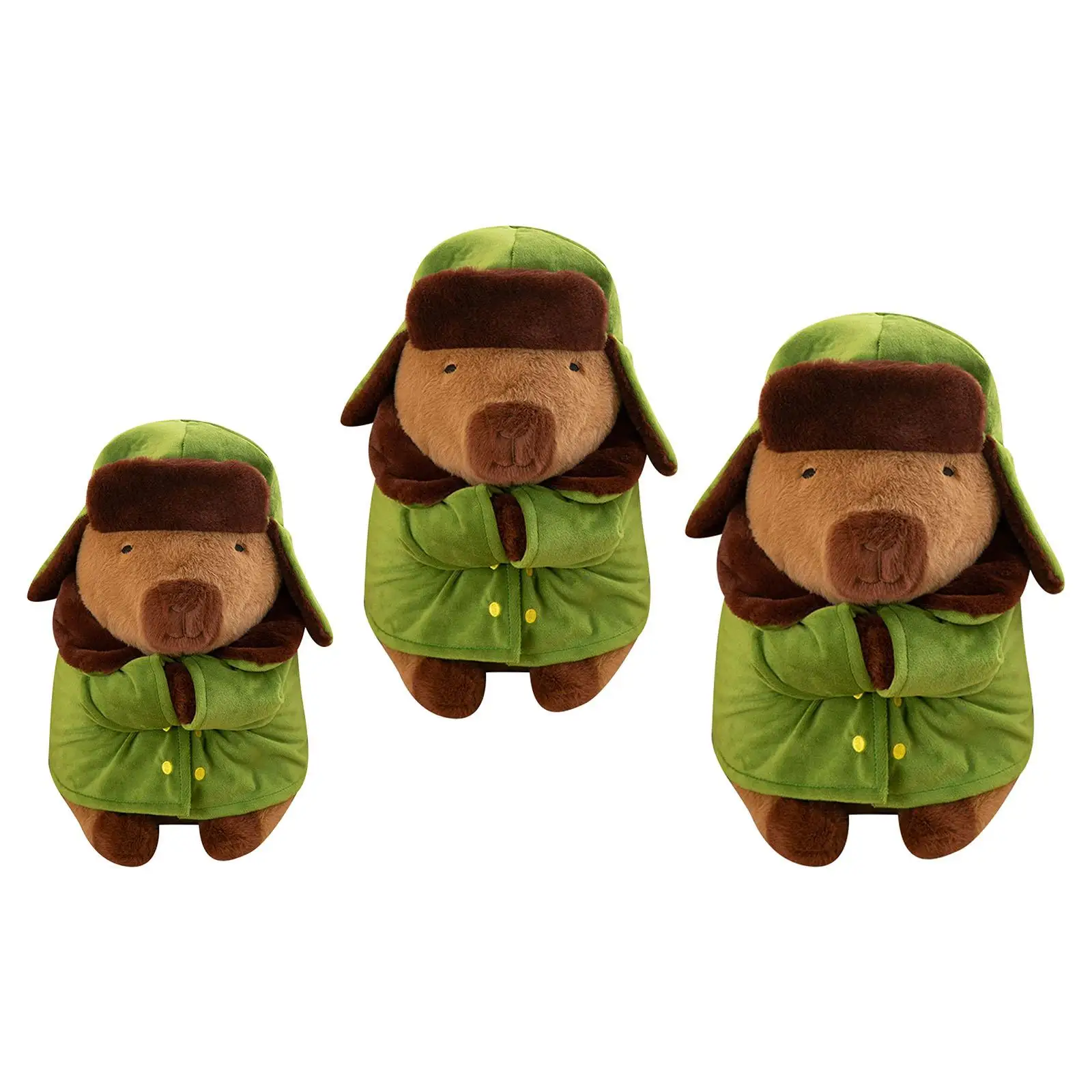 Plush Capybara Doll Comfortable Collectible Capybara Stuffed Animal for Kids