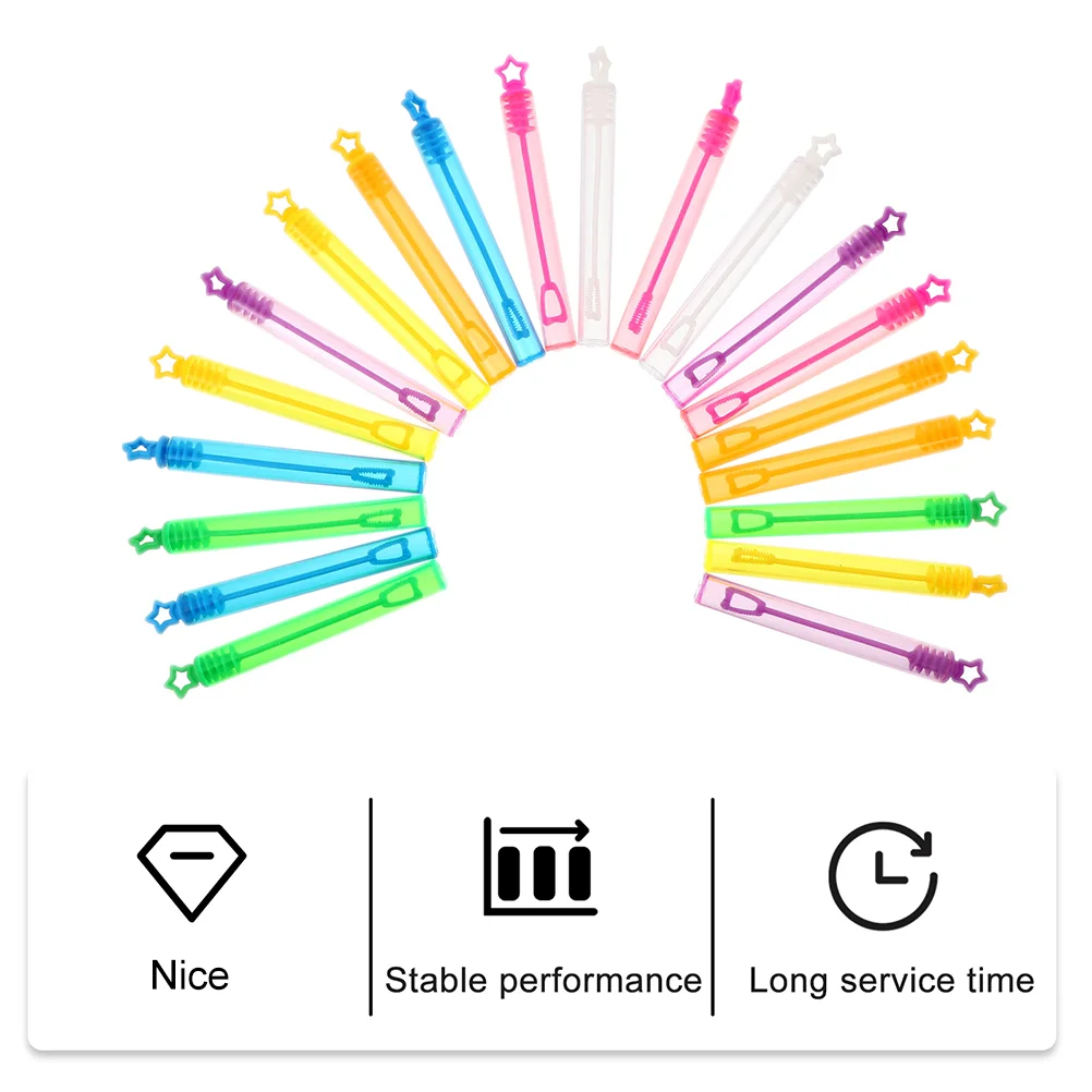 30 peças garrafa de bolha vazia varinhas recaridas brinquedo de plástico brinquedos infantis