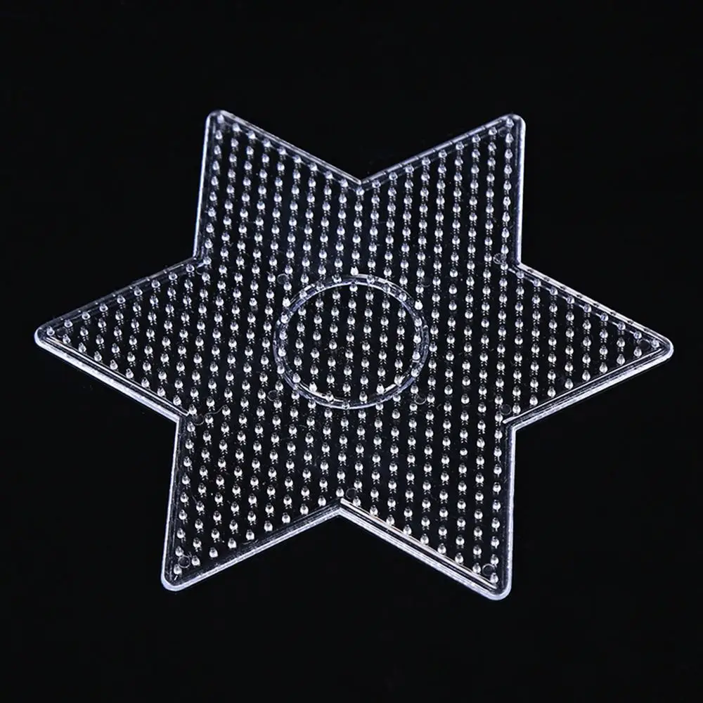 High Quality 5mm Bean Board Hama Beads Tool Heat Resistant Fuse Beads Pegboards Clear Handmade Plastic Beads Boards Children Toy
