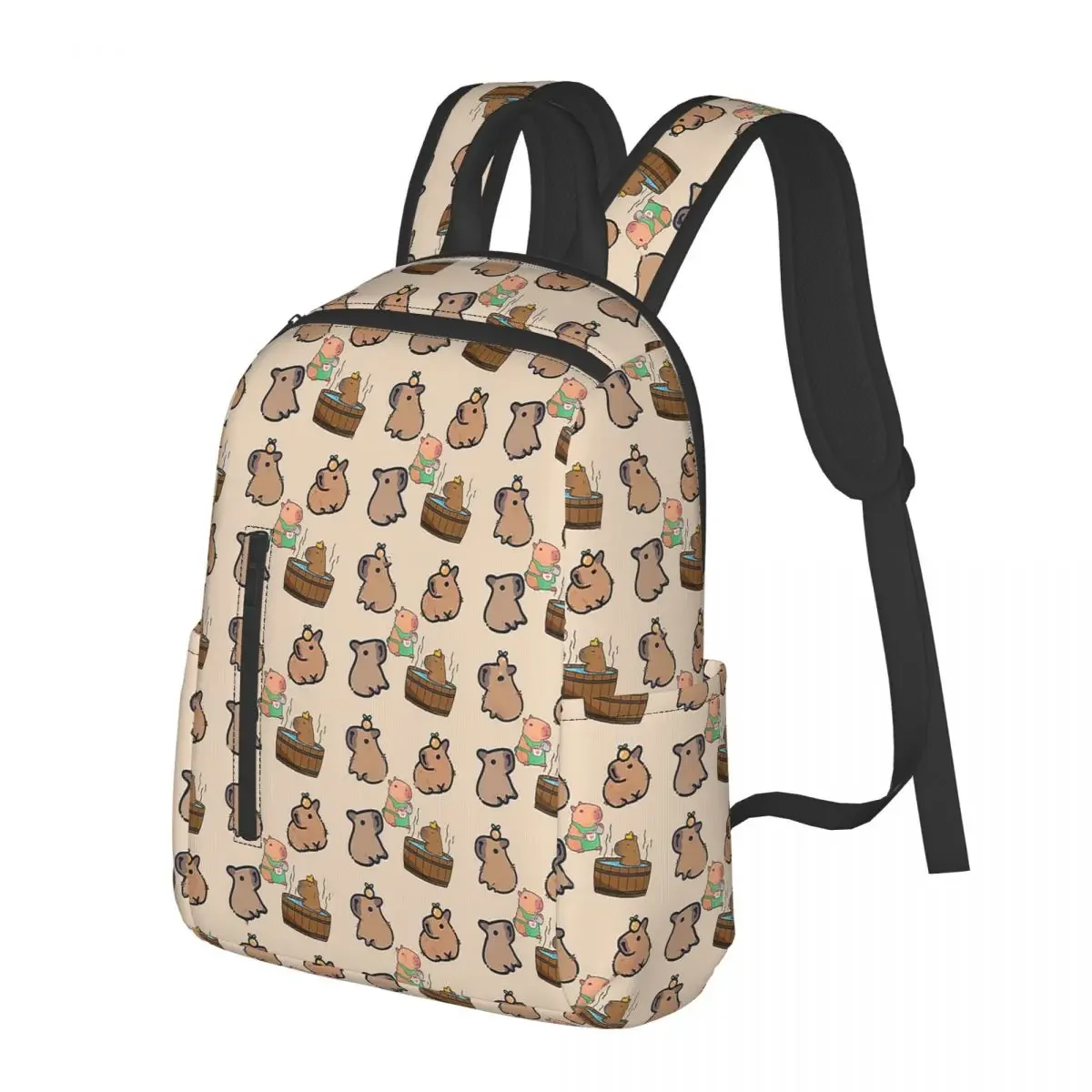 

Capybara Group Student Backpack School Bag Hiking Travel Daypack for Men Women Fashion Bookbag Shoulder Bags