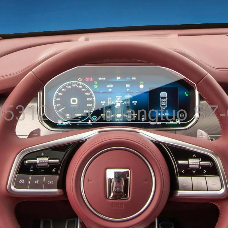 

Защитная пленка из закаленного стекла для Great Wall TANK 700 2024, 2025, 12,3 дюйма, приборная панель автомобиля, аксессуары против царапин