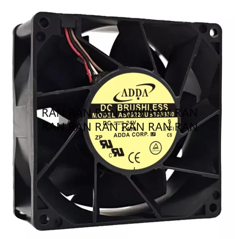 Новый вентилятор-кулер для ADDA AS09224UB389BB0 9238 DC24V 2,40A PWM охлаждающий вентилятор 92*92*38 мм