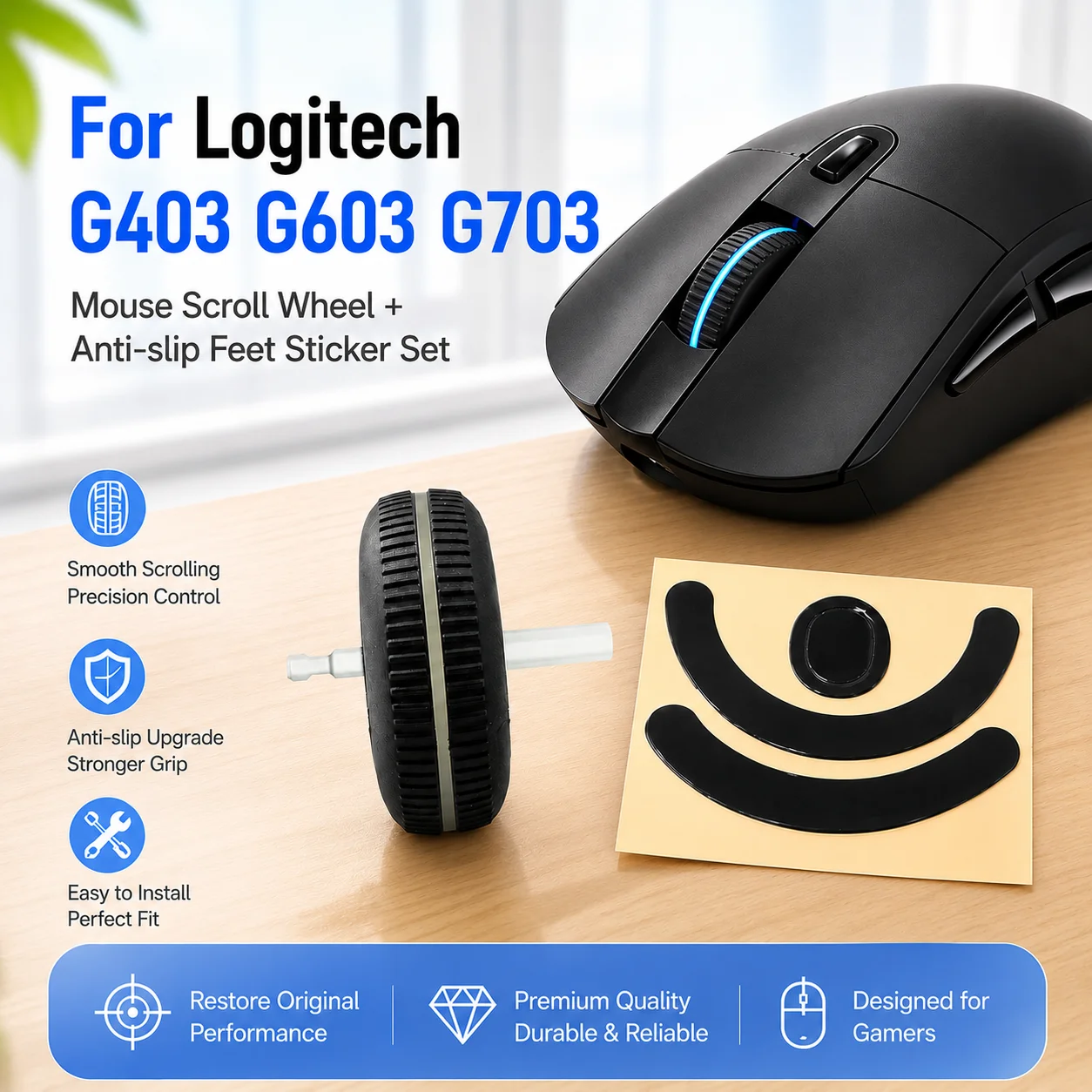 Untuk Logitech G403, G603, G70 - Gaming Set Accessories ulasan dan harga