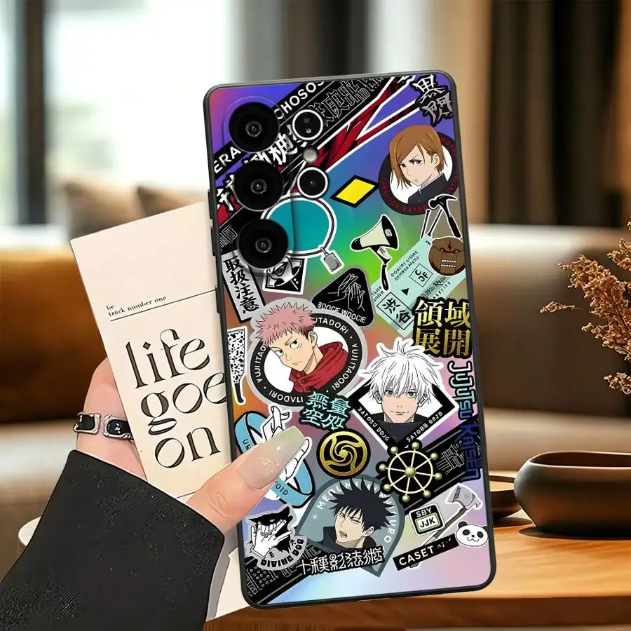 Anime J-Jujutsus K-Kaisen Phone Cover Case for Samsung Galaxy S26 Ultra S23 S25+ S26+ S24+ S20 Note 20 8 9 10 S25 Plus S21 FE