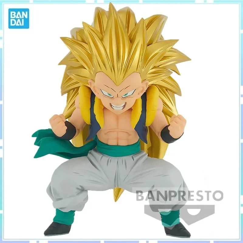 Bandai Original Banpresto Anime Dragon Ball Z BOS SPECIALXVI Super Saiyan 3 Gotenks PVC Action Figures Collection Doll Toys