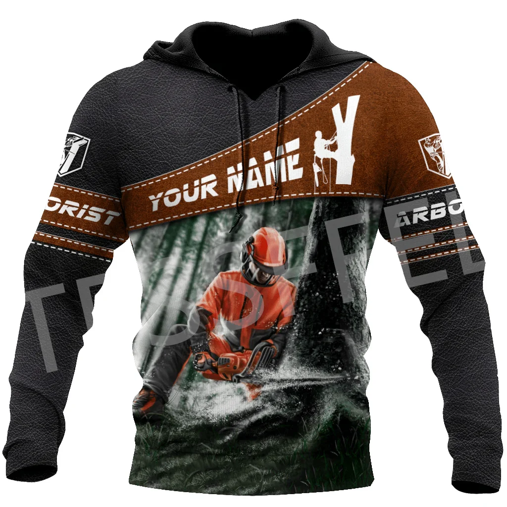 

Custom Name Arborist Logger Chainsaw Carpenter Worker Tattoo Streetwear 3DPrint Pullover Harajuku Jacket Casual Funny Hoodies 1