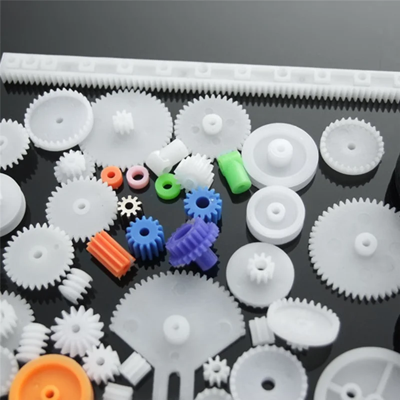 ABWE-การทดลองทางวิทยาศาสตร์ชุดแพคเกจ DIY รถชุดเกียร์หุ่นยนต์ RC เครื่องบินล้อเพลายางชุด 78 ชิ้น