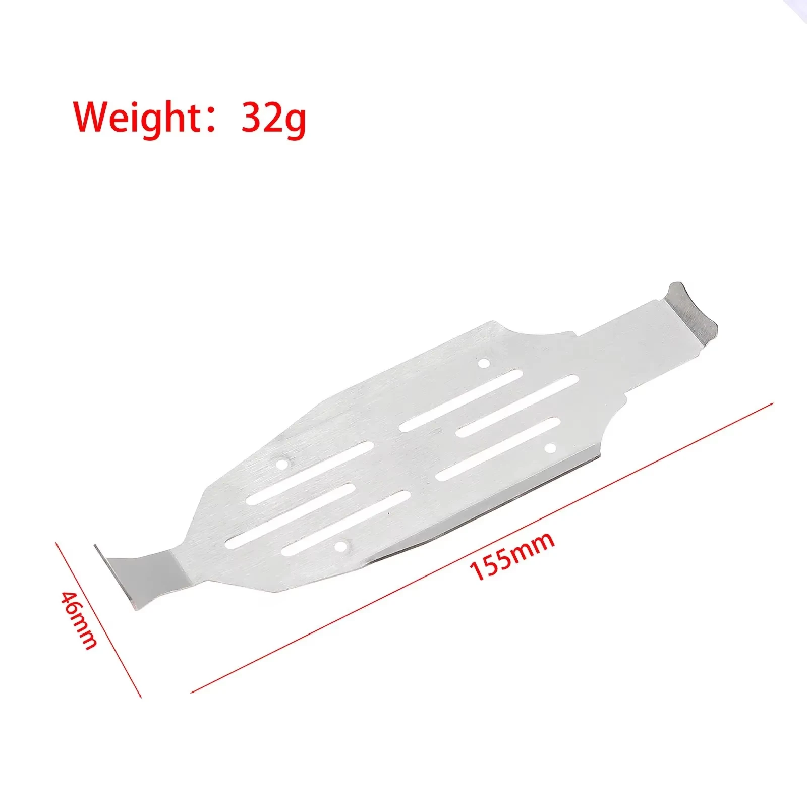 Stainless Steel Chassis Guard Plate High Quality Kit For Losi 1/24 Micro-B 2WD BUGGY RC OP Modified Metal Upgrade Part