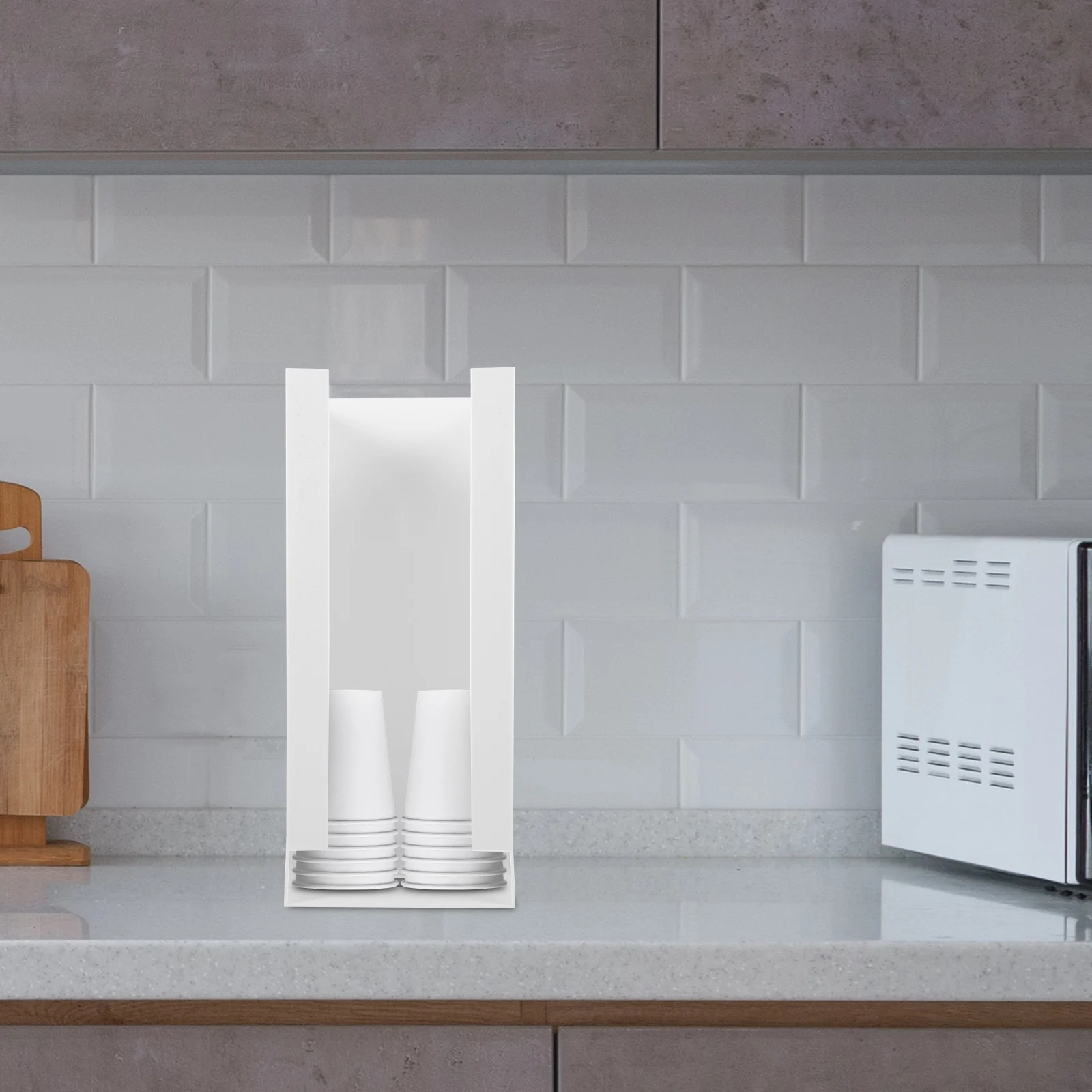 

Multifunctional Storage Container Mask Stand Display Organizer Paper Cup Rack Elegant Home Decor Productivity Enhancer