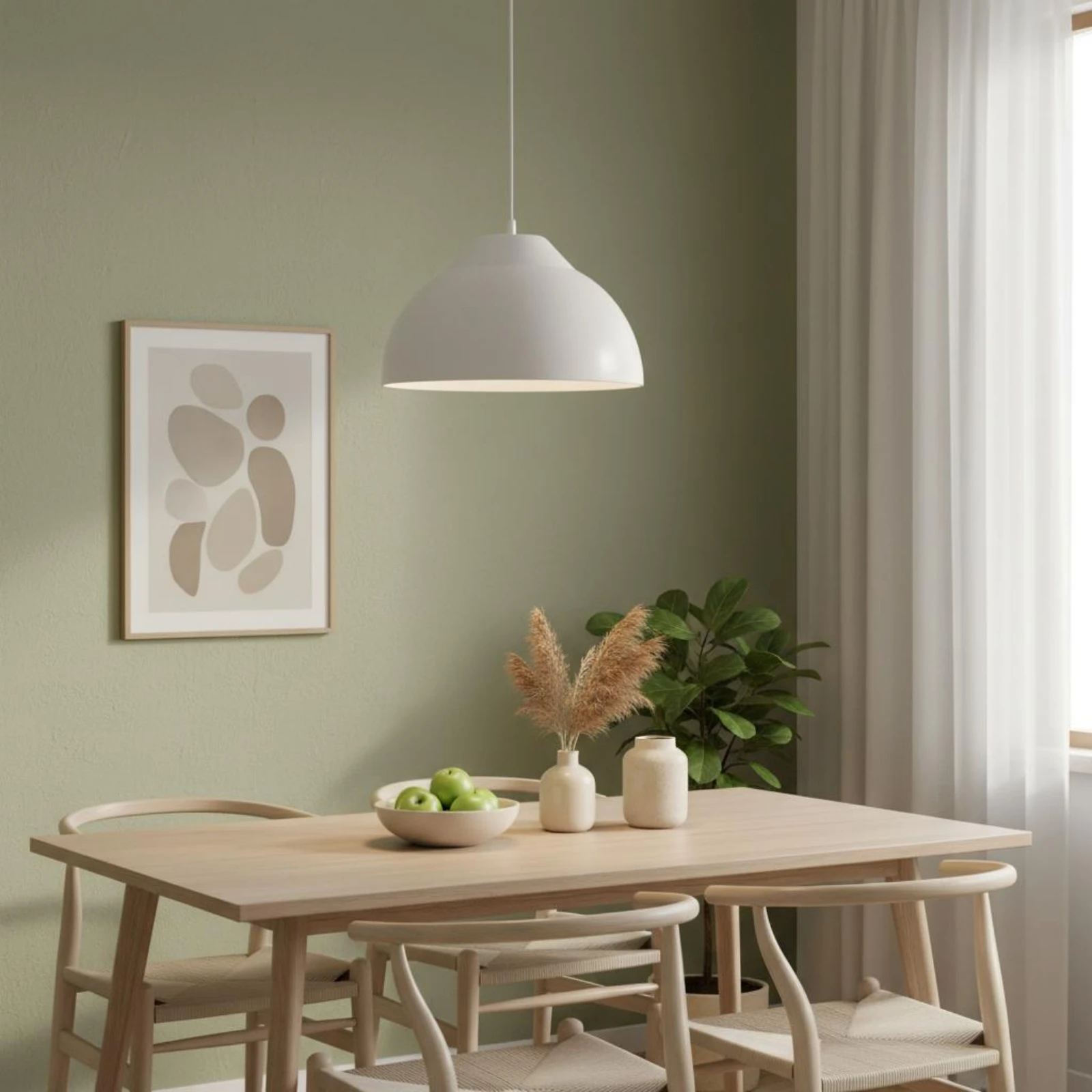 Milky White Plastic Luminaire Shade Creamy Design Bowl Hanging Luminaire Shade Plastic Dome Lampshade Minimalist Design