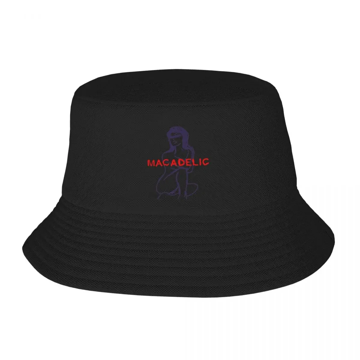 Macadelic Scribble Album Cover Sticker Bucket Hat |-F-| summer hat Sunscreen Women's Beach Outlet Men's