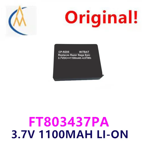 buy more will cheap Suitable for Lei 3.5 R z r Ma a 3.5G mouse battery FT803437PA 3.7V 1100MAH lithium rechargeable battery