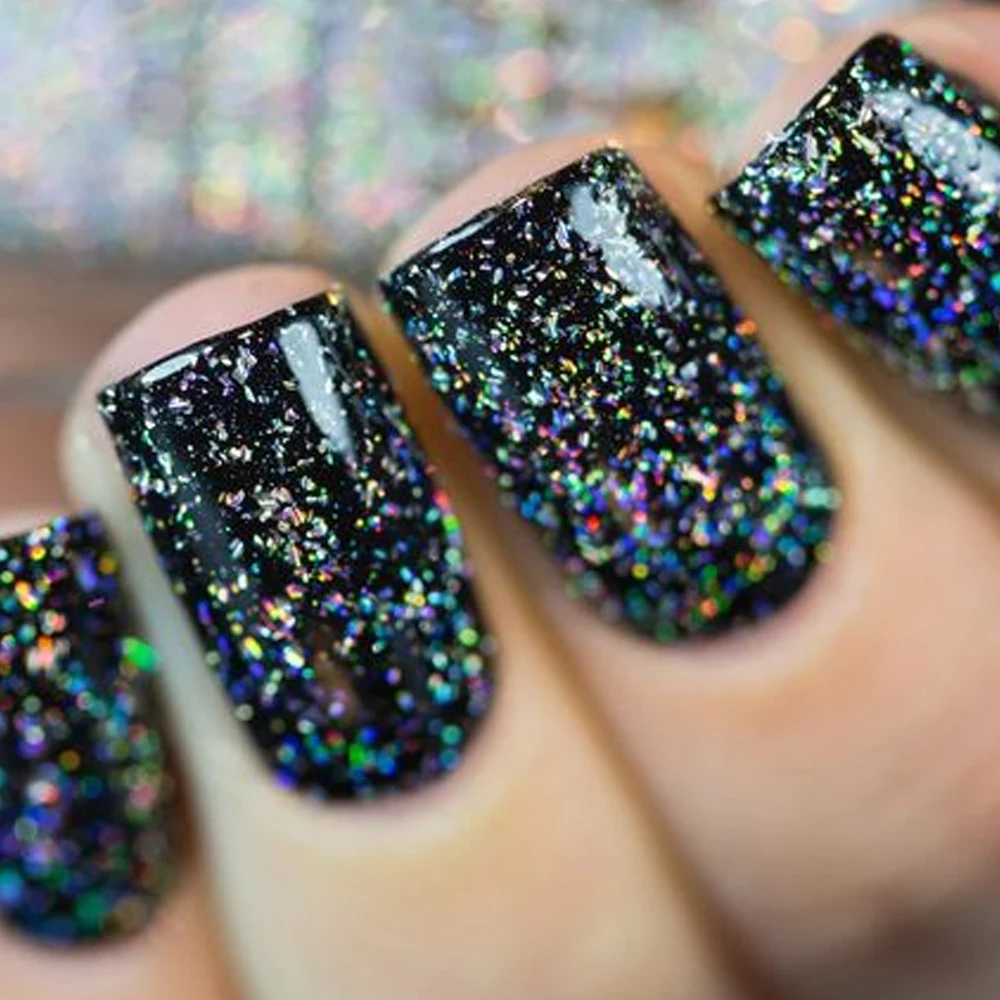 كودي-طلاء أظافر جل ، قوس قزح لامع ، شبه دائم ، أشعة فوق بنفسجية ، ليد ، معطف علوي ، لمعان ، فن تجميل الأظافر ، جل ، تألق ، 15 #6